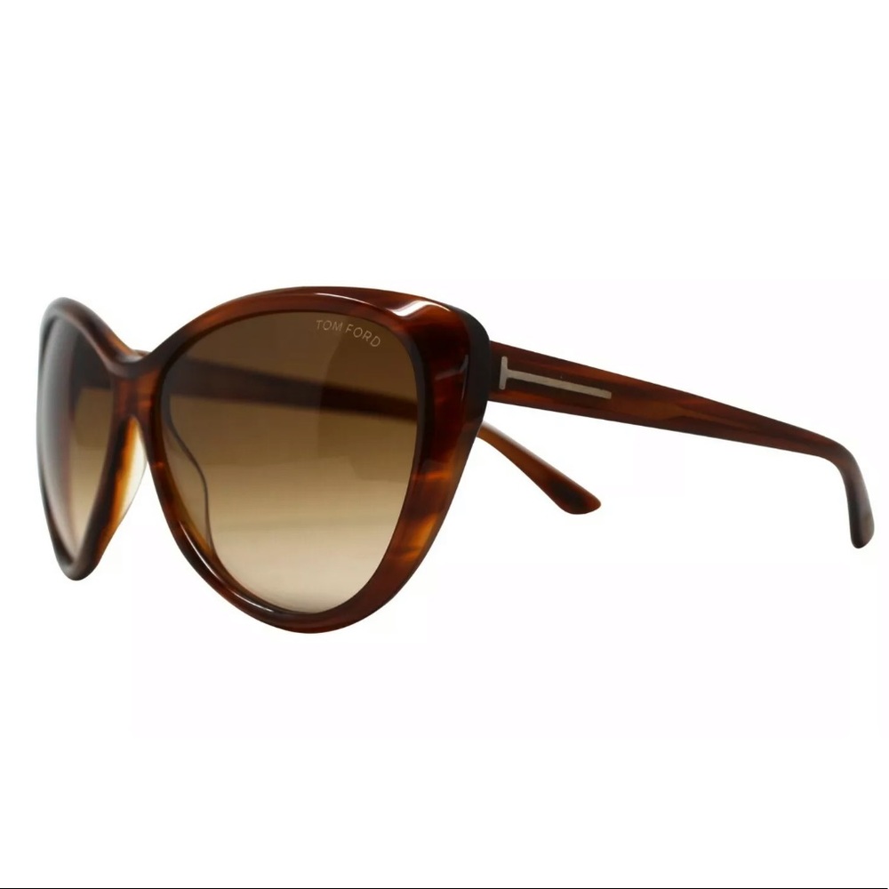 TOM FORD "Malin" TF230 65F Brown Shades w Case